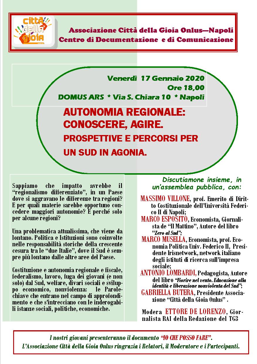 autonomia regionale 17.01.2020